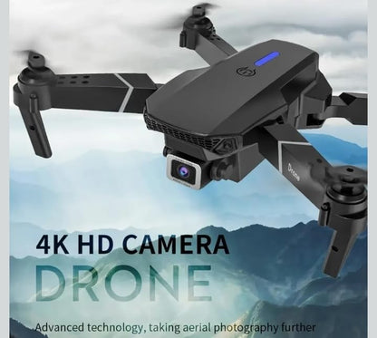 HD Camera Foldable Drone with WiFi FPV | Remote Control Quadcopter Drone for Kids & Adults | Rechargeable Flying Drone with Stable Flight & Easy Control