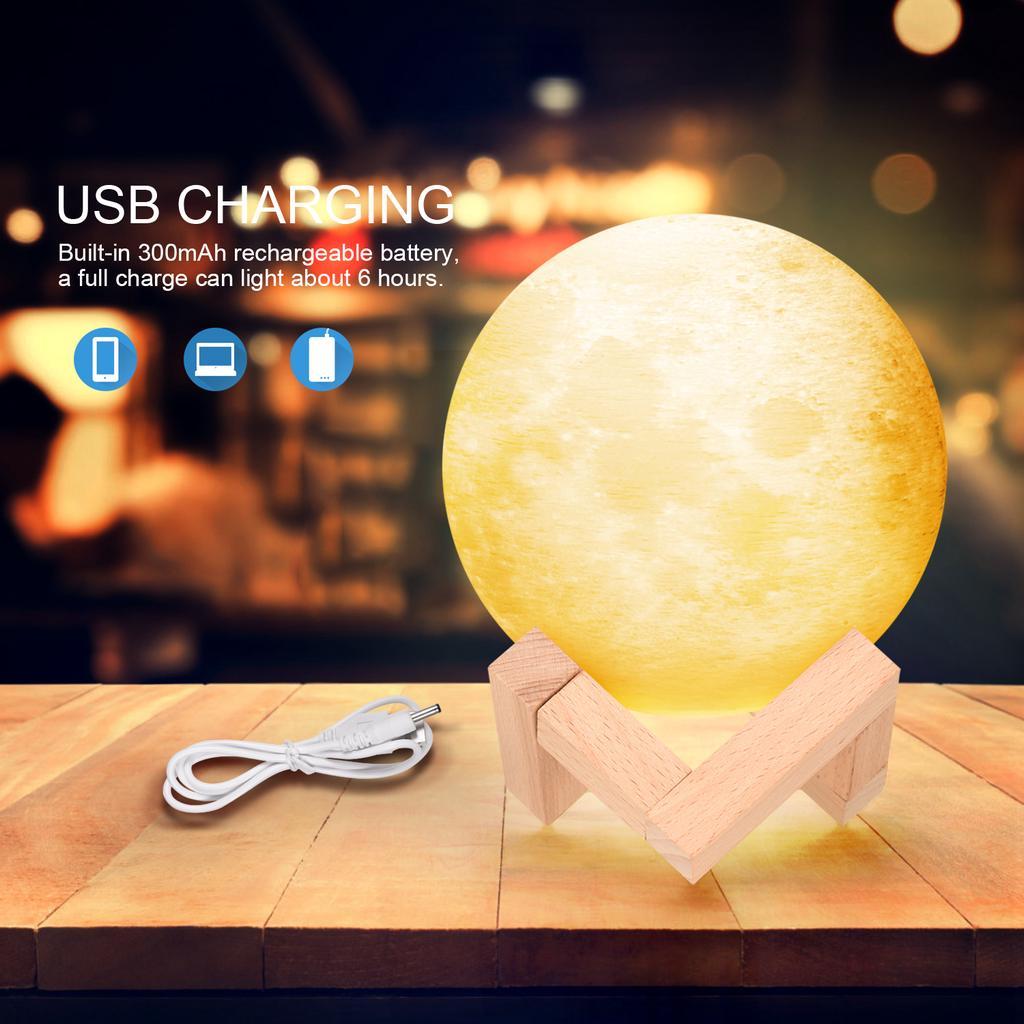 3D moon lamp