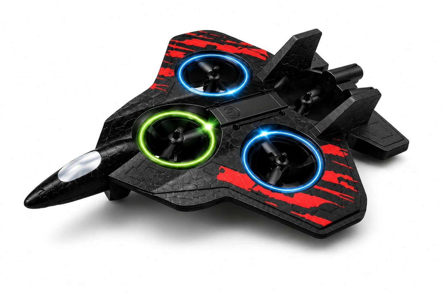 RC Flying Jet UFO with LED Lights - Gesture Control Flying Drone