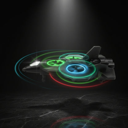 RC Fighter Jet - Remote Control Airplane - 2.4GHz Remote Control, Gyro Stabilization, Lightweight EPP Foam Build, Ready to Fly Aircraft - Multicolor - Standard Size